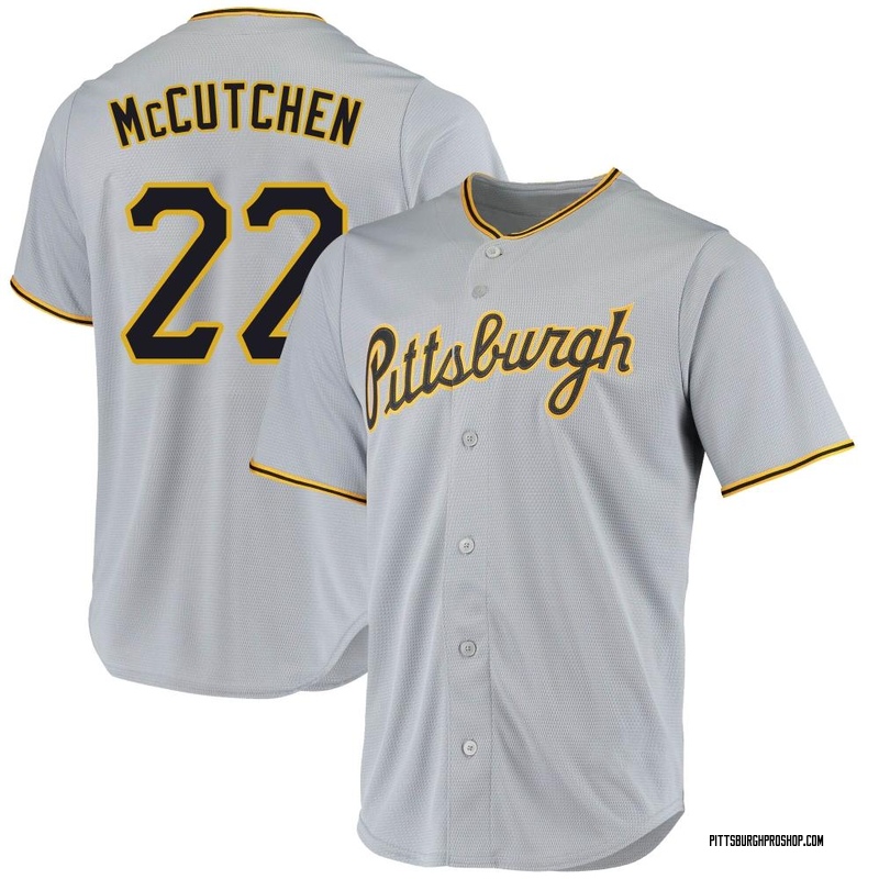 Andrew McCutchen Pittsburgh Pirates Majestic Cool Base Player Jersey – White  – ThanoSport