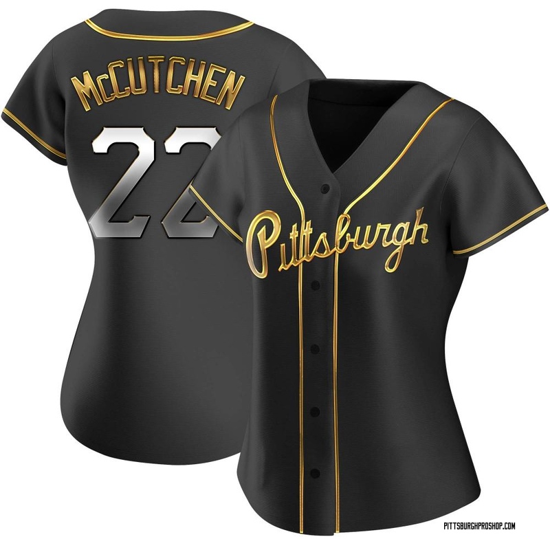 Preschool Majestic Andrew McCutchen Black Pittsburgh Pirates Official Cool  Base Player Jersey