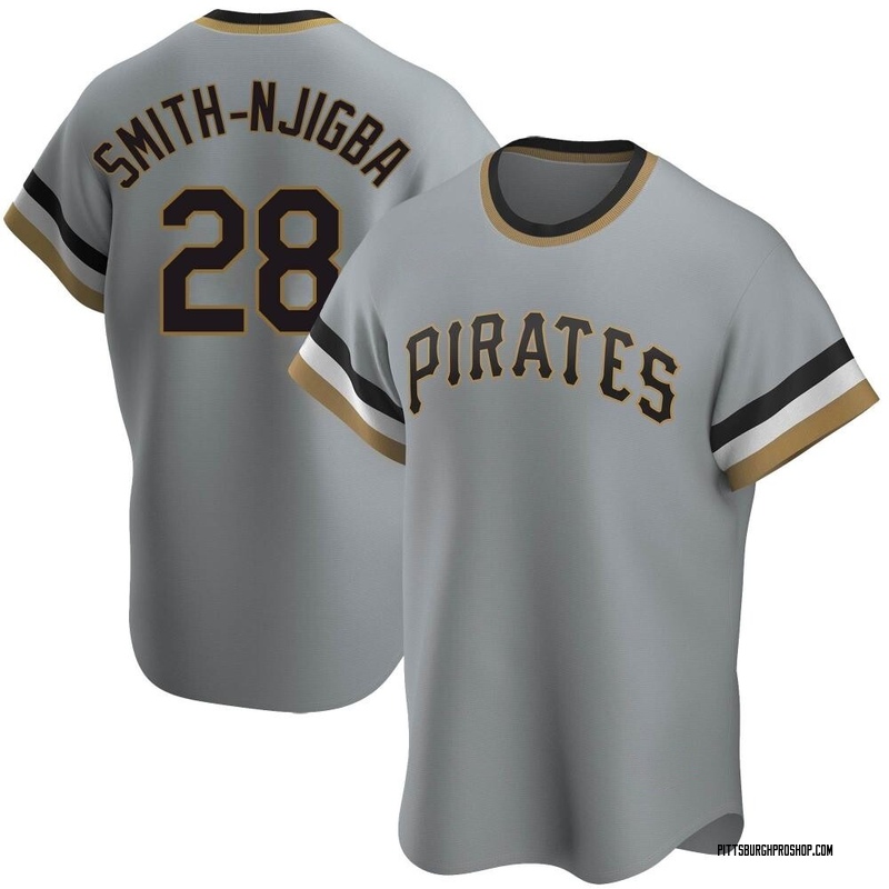 Men's Pittsburgh Pirates Josh Bell Nike Gray Road Replica Player Jersey