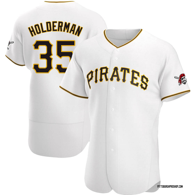 Colin Holderman Men's Nike White Pittsburgh Pirates Home Authentic Custom Jersey