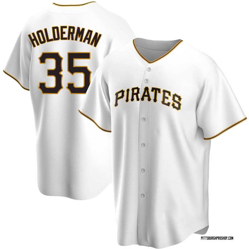 Colin Holderman Men's Nike White Pittsburgh Pirates Home Authentic Custom Jersey