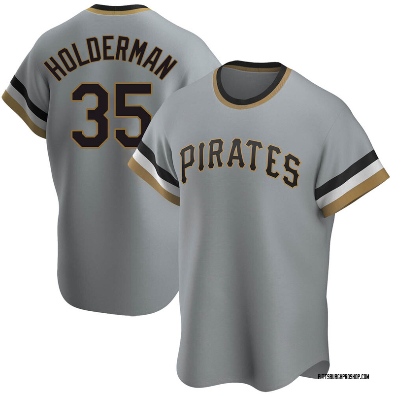 Colin Holderman Men's Nike White Pittsburgh Pirates Home Authentic Custom Jersey