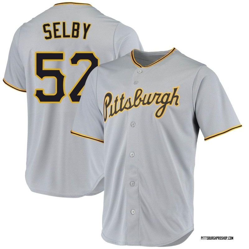 Colin Selby Youth Pittsburgh Pirates Road Jersey - Gray Replica