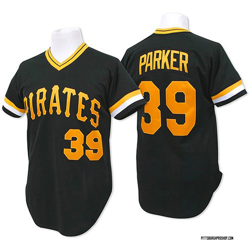 Dave Parker Men's Pittsburgh Pirates Throwback Jersey - Black Authentic