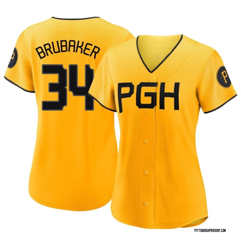 JT Brubaker Pittsburgh Pirates Road Gray Baseball Player Jersey — Ecustomily