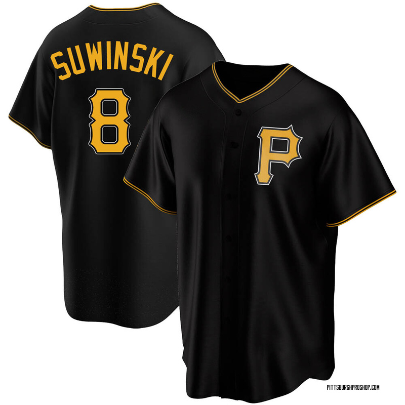 Men's Nike Jack Suwinski White Pittsburgh Pirates Home Replica Jersey Size: Medium