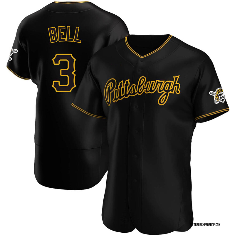 Jay Bell Men's Pittsburgh Pirates Home Jersey - White Authentic