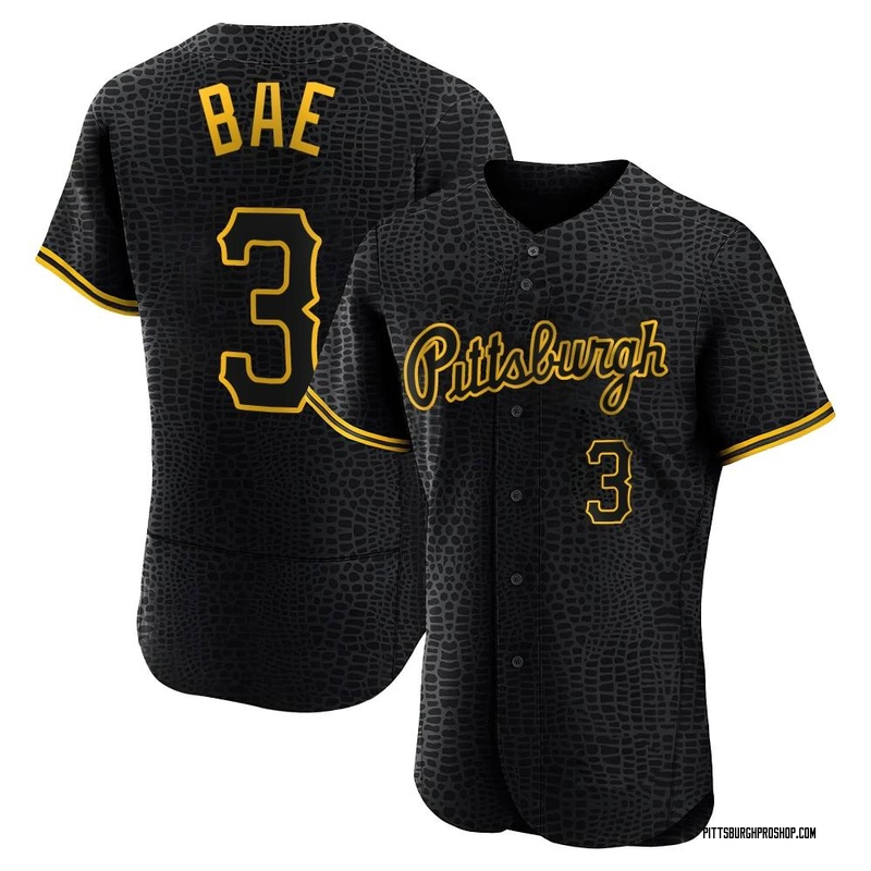 Ji Hwan Bae Pittsburgh Pirates Youth Black Roster Name & Number T-Shirt 