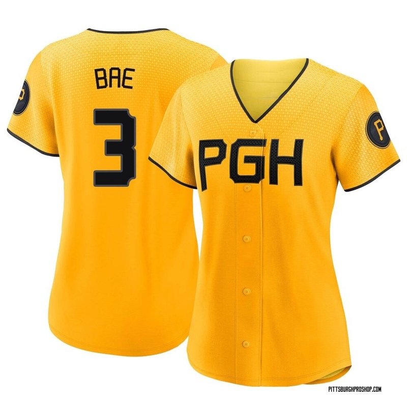 Ji Hwan Bae Men's Pittsburgh Pirates Pitch Fashion Jersey - Black Replica