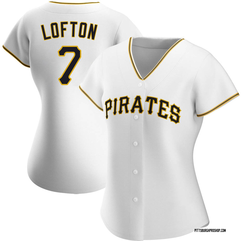Kenny Lofton Women's Pittsburgh Pirates Home Jersey - White Replica