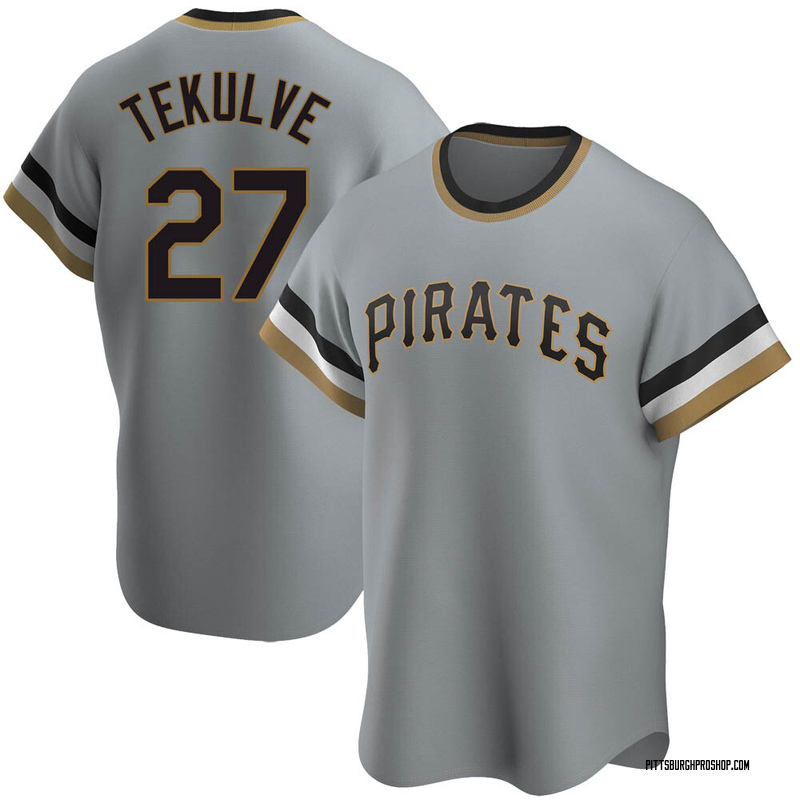 Kent Tekulve Pittsburgh Pirates Youth Gold 2023 City Connect Name
