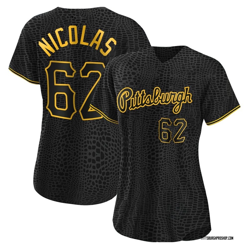 Tucupita Marcano Men's Nike Black Pittsburgh Pirates Alternate Replica Custom Jersey Size: Medium