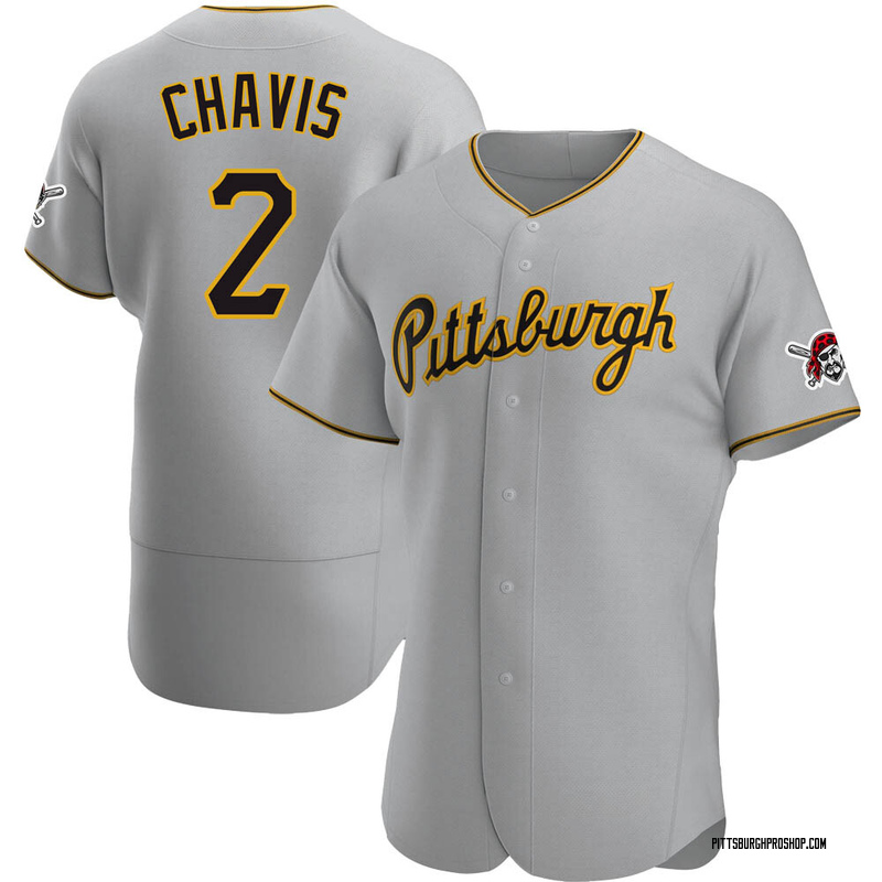 Michael Chavis Men's Pittsburgh Pirates Road Jersey - Gray Authentic