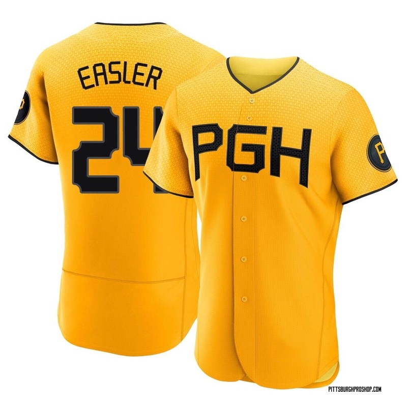 Mike Easler Pittsburgh Pirates Women's Backer Slim Fit T-Shirt - Ash