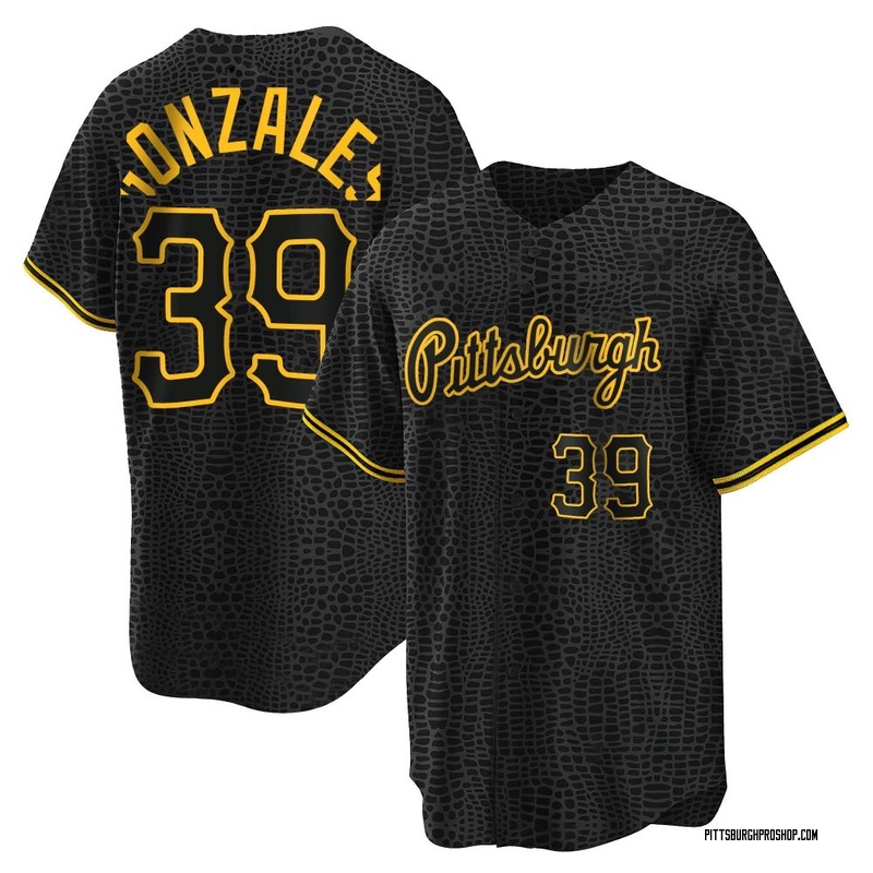 Nick Gonzales Men's Nike White Pittsburgh Pirates Home Authentic Custom Jersey