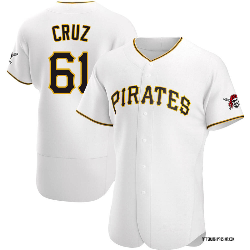 Men's Oneil Cruz Pittsburgh Pirates Authentic White Home Jersey