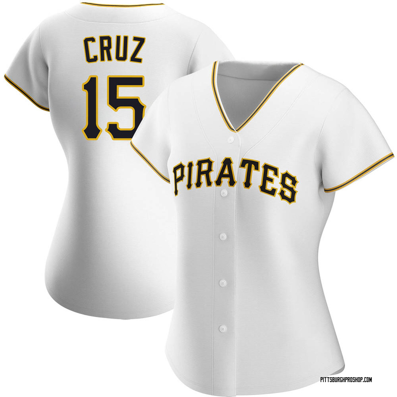 Oneil Cruz Youth Pittsburgh Pirates Alternate Jersey - Black Golden Replica