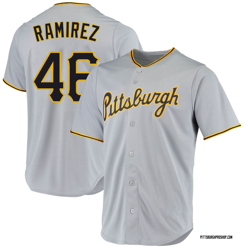 Yohan Ramirez Youth Pittsburgh Pirates Road Cooperstown Collection Jersey -  Gray Replica